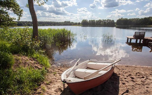 Domwigierski Pl -Jeziorki -Gr- Comfort-Ferienhaus-Polen - Wlasna Linia Brzegowa I Sauna Wysoki Most  Buitenkant foto