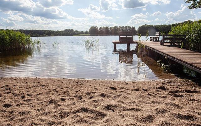 Domwigierski Pl -Jeziorki -Gr- Comfort-Ferienhaus-Polen - Wlasna Linia Brzegowa I Sauna Wysoki Most  Buitenkant foto