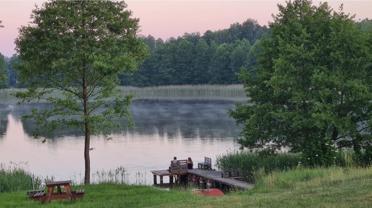 Domwigierski Pl -Jeziorki -Gr- Comfort-Ferienhaus-Polen - Wlasna Linia Brzegowa I Sauna Wysoki Most  Buitenkant foto