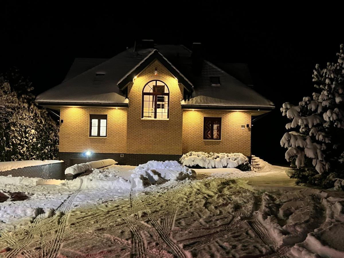Domwigierski Pl -Jeziorki -Gr- Comfort-Ferienhaus-Polen - Wlasna Linia Brzegowa I Sauna Wysoki Most  Buitenkant foto