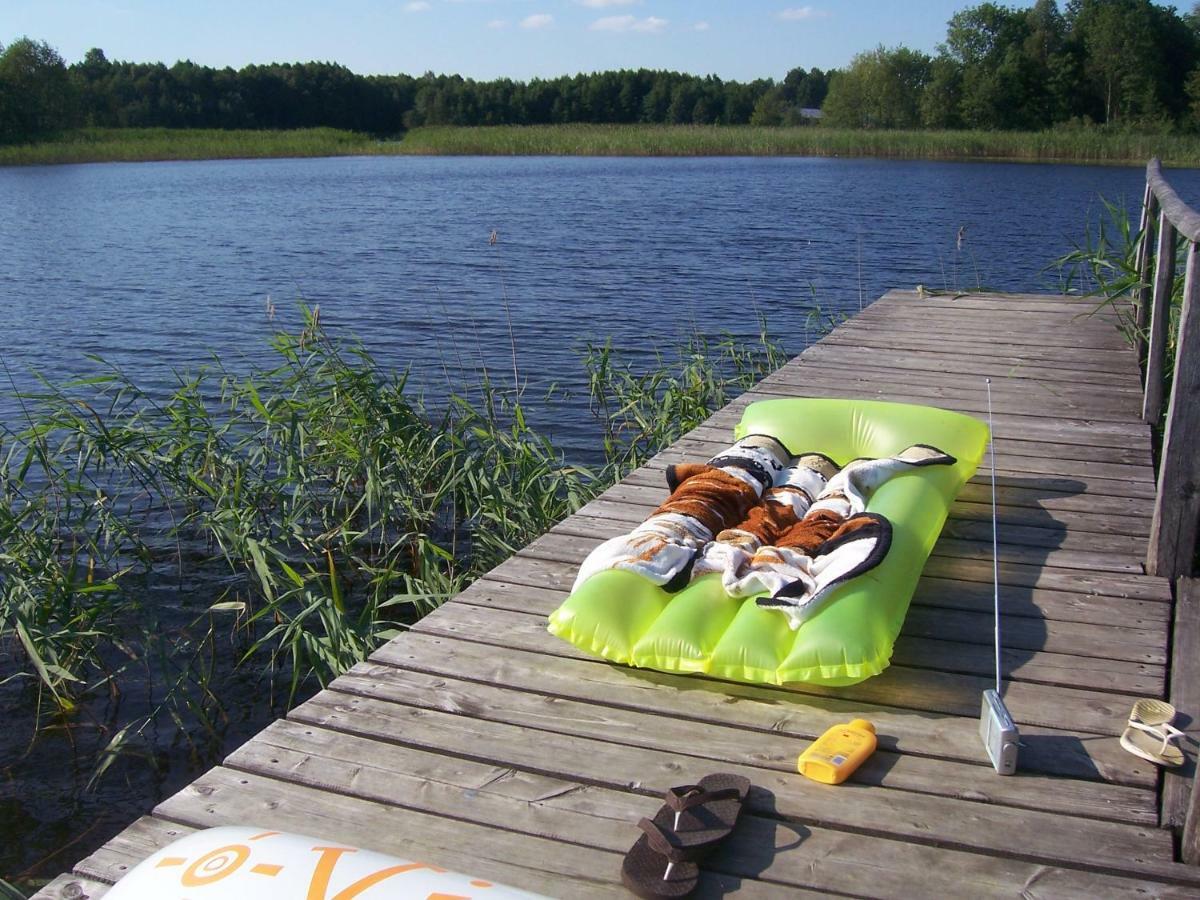 Domwigierski Pl -Jeziorki -Gr- Comfort-Ferienhaus-Polen - Wlasna Linia Brzegowa I Sauna Wysoki Most  Buitenkant foto