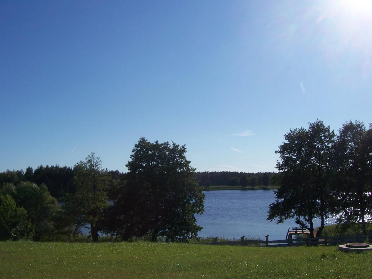 Domwigierski Pl -Jeziorki -Gr- Comfort-Ferienhaus-Polen - Wlasna Linia Brzegowa I Sauna Wysoki Most  Kamer foto